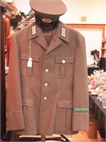 Post-WWII East German Army dress gray service