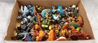 Tray Of Assorted Skylander Toy Figurines.