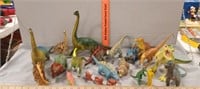 Assorted Plastic Dinosaurs And More.