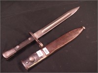 Vintage knife bayonet marked 100891 on