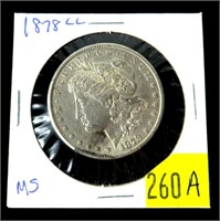 1878-CC Morgan dollar, MS