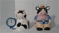 Vintage Cow Cookie Jars