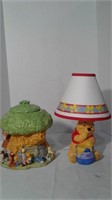 Winnie the Pooh Lamp and Jar