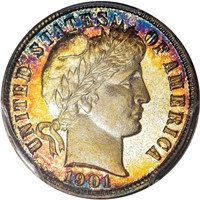 10C 1901 PCGS PR67+ CAM CAC