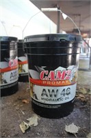 PAIL 46AW OF HYDRAULIC OIL  RE CONTAINERED