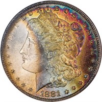 $1 1881-CC NGC MS66*
