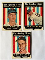 Baseball Rookies 1959 Lot of 3
