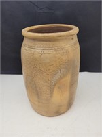 Primitive  3 gal 15" h  Crock