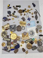 Advertising  Pins,  Medals, Awards