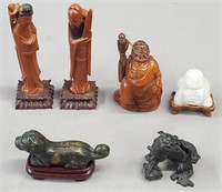 Asian Carved & Cast Figures