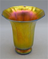 Steuben Aurene Lamp Shade Vase