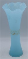 Fenton Banded Laurel Persian Blue Vase