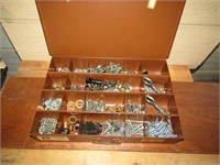 Tool Box Full of Nuts, Bolts Ect