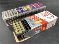 Lot of 2: 100 round box of CCI .22LR 32 grain, and