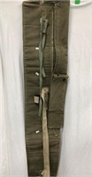 Green canvas made military rifle holder