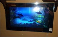 Artificial aquarium with sounds and lights. 19"W
