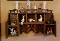 Lot of 13 decorative items (shelf NOT included)