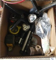 Tape measures, clamps, flashlights