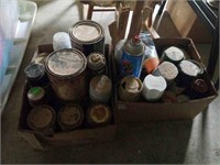2 boxes spray paint & other
