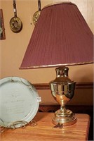 Lamp and decor plate