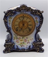 Antique Ansonia "Tuckahoe" Porcelain Clock