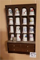 Thimble collection and display