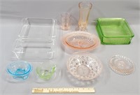Depression Glass Lot Collection