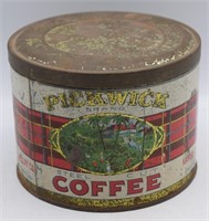 Pickwick Brand Steel Cut Coffee Tin
