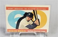 1960 Topps All Star Roger Maris Baseball Card