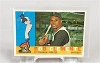 1960 Bob Clemente Baseball Card; altered