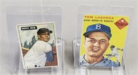 Bowman Irvin & Topps Lasorda Baseball Cards
