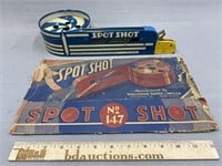 Wolverine Spot Shot Tin Litho Toy & Box