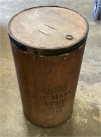 Vintage 25" coffee barrel