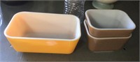 3 Pyrex refrigerator dishes