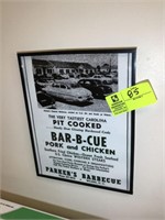 Parkers BBQ Signs 11.5 x 14.5