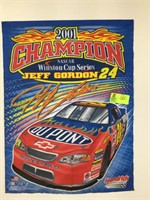 Jeff Gordon 2001 Flag  27 x 37