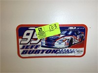 Jeff Burton License Plate