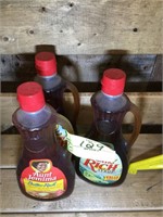 Group of 3 Collector Aunt Jemima Syrup