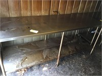 Stainless Table 84" Long x 30" x 37" Tall