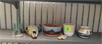 Southwestern pottery collection