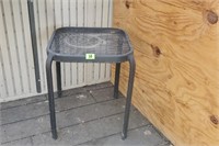 Metal patio table