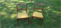 Antique dining chairs (2)