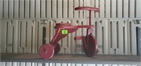 Wooden decorative tricycle