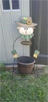 Scarecrow Welcome garden planter