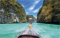 Poster Longtail Boat Photo Decor Wall Mural
