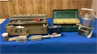 2 Tackle Boxes, Contents, Sportsman Lantern