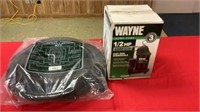 (New) Wayne 1/2 HP sump pump & hose