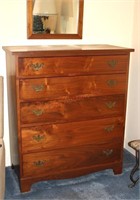 Clore Walnut 5 Drawer Chest