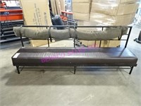 1X, 94" STEEL FRAME PADDED BENCH SEATS (AS IS