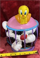 Tweety & Sylvester Cookie Jar 7" x 8"